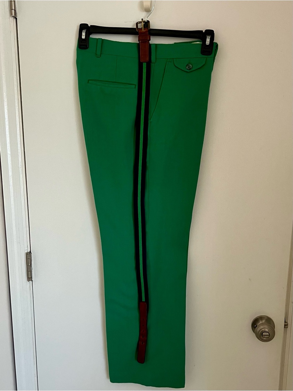 Vintage Emerald Green Men’s Country Club Golf Pants